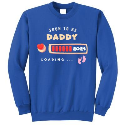 Soon To Be Daddy Pregnancy Announcement Est. 2024 Loading Sweatshirt