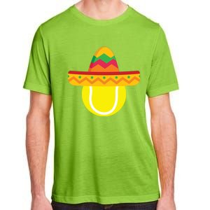 Sombrero Tennis Ball Cinco De Mayo Tennis Player Gift Adult ChromaSoft Performance T-Shirt