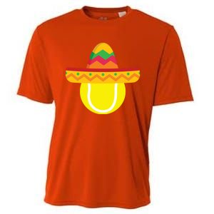 Sombrero Tennis Ball Cinco De Mayo Tennis Player Gift Cooling Performance Crew T-Shirt