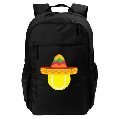 Sombrero Tennis Ball Cinco De Mayo Tennis Player Gift Backpack