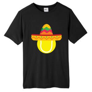 Sombrero Tennis Ball Cinco De Mayo Tennis Player Gift Tall Fusion ChromaSoft Performance T-Shirt