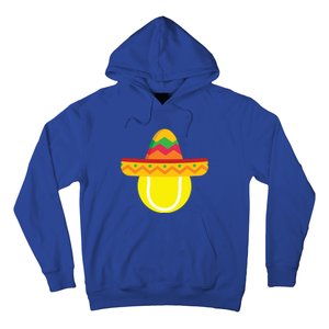 Sombrero Tennis Ball Cinco De Mayo Tennis Player Gift Hoodie