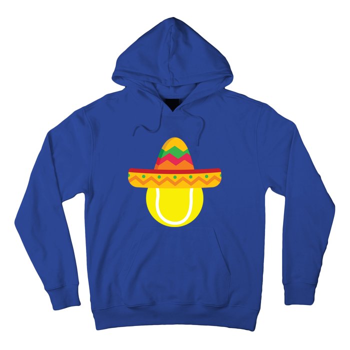 Sombrero Tennis Ball Cinco De Mayo Tennis Player Gift Hoodie