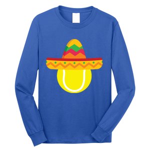 Sombrero Tennis Ball Cinco De Mayo Tennis Player Gift Long Sleeve Shirt