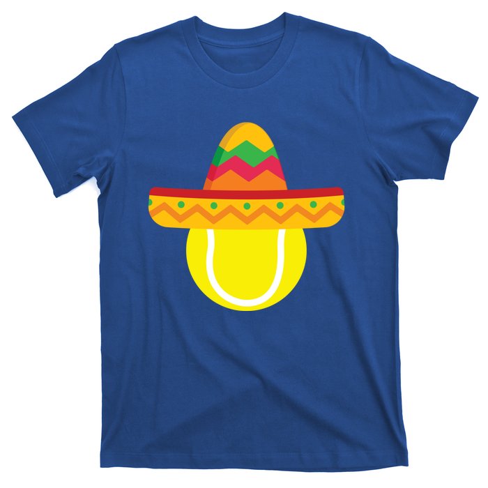 Sombrero Tennis Ball Cinco De Mayo Tennis Player Gift T-Shirt