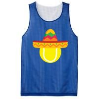 Sombrero Tennis Ball Cinco De Mayo Tennis Player Gift Mesh Reversible Basketball Jersey Tank