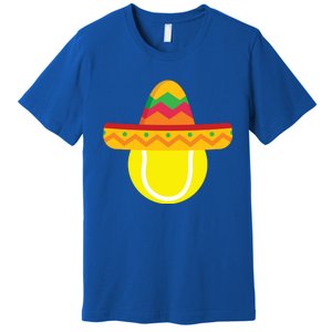 Sombrero Tennis Ball Cinco De Mayo Tennis Player Gift Premium T-Shirt