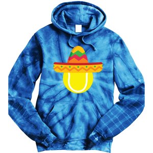 Sombrero Tennis Ball Cinco De Mayo Tennis Player Gift Tie Dye Hoodie