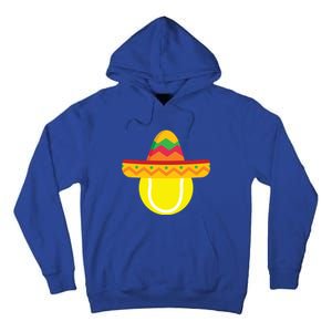 Sombrero Tennis Ball Cinco De Mayo Tennis Player Gift Tall Hoodie