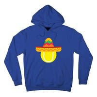 Sombrero Tennis Ball Cinco De Mayo Tennis Player Gift Tall Hoodie