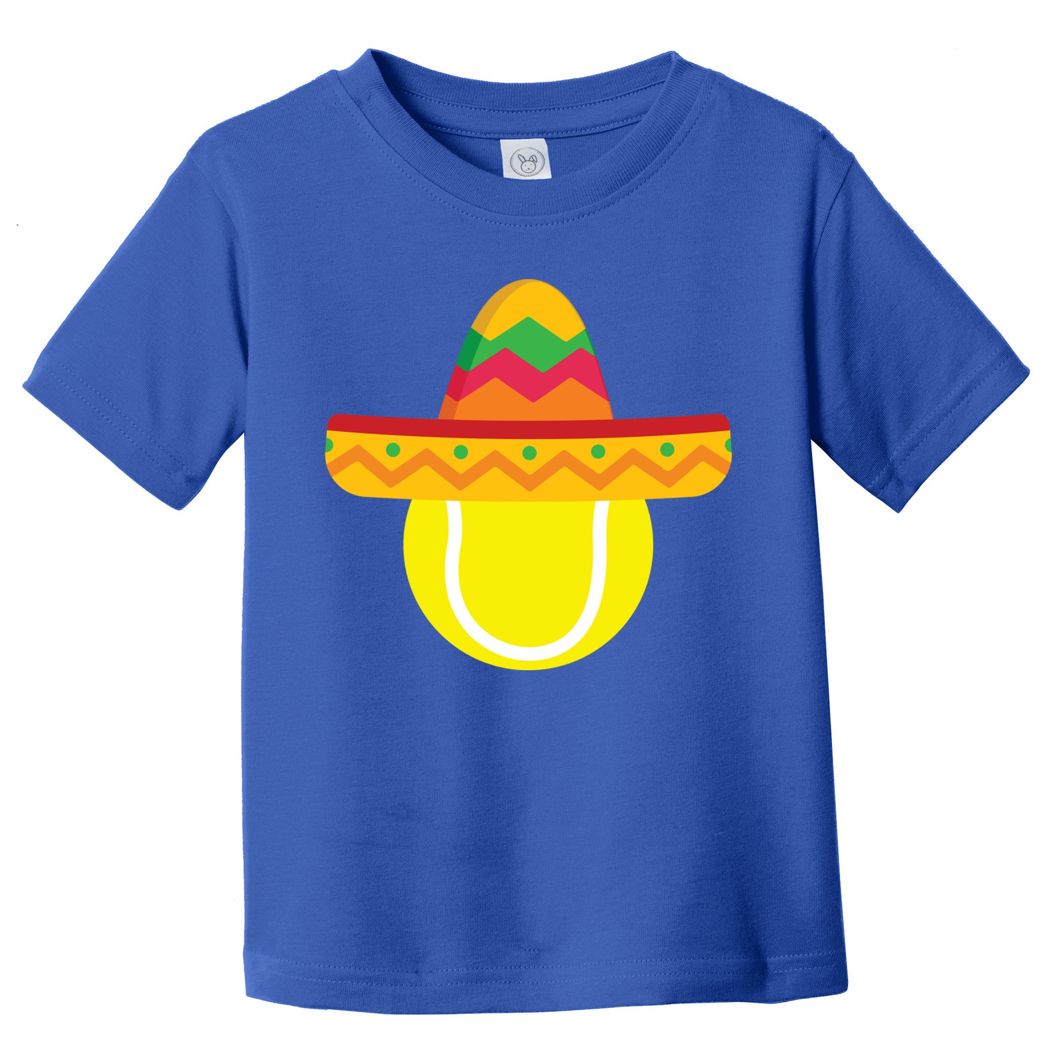 Sombrero Tennis Ball Cinco De Mayo Tennis Player Gift Toddler T-Shirt