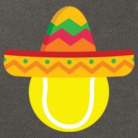 Sombrero Tennis Ball Cinco De Mayo Tennis Player Gift Cotton Canvas Backpack