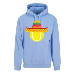 Sombrero Tennis Ball Cinco De Mayo Tennis Player Gift Unisex Surf Hoodie