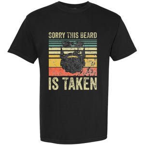 Sorry This Beard Is Taken Funny Valentines Day Garment-Dyed Heavyweight T-Shirt