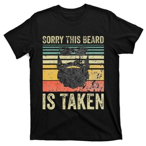 Sorry This Beard Is Taken Funny Valentines Day T-Shirt