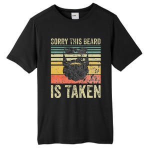 Sorry This Beard Is Taken Funny Valentines Day Tall Fusion ChromaSoft Performance T-Shirt