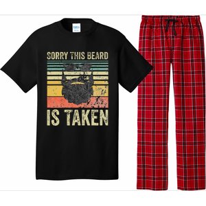 Sorry This Beard Is Taken Funny Valentines Day Pajama Set