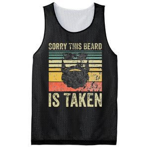 Sorry This Beard Is Taken Funny Valentines Day Mesh Reversible Basketball Jersey Tank