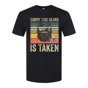 Sorry This Beard Is Taken Funny Valentines Day Softstyle CVC T-Shirt