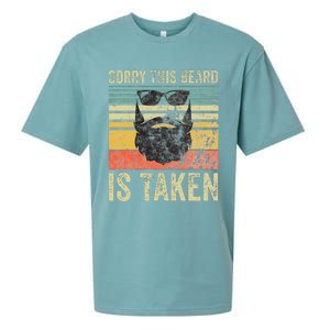 Sorry This Beard Is Taken Funny Valentines Day Sueded Cloud Jersey T-Shirt