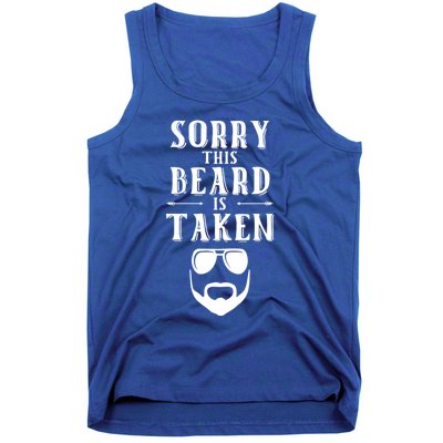 Sorry This Beard Is Taken Funny Gift Valentines Day Gift Tank Top