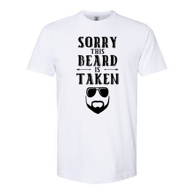 Sorry This Beard Is Taken Funny Gift Valentines Day Gift Softstyle® CVC T-Shirt