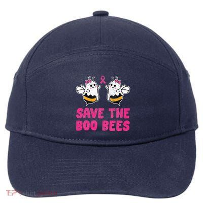 Save The Boo Bees Breast Cancer Awareness Halloween 7-Panel Snapback Hat