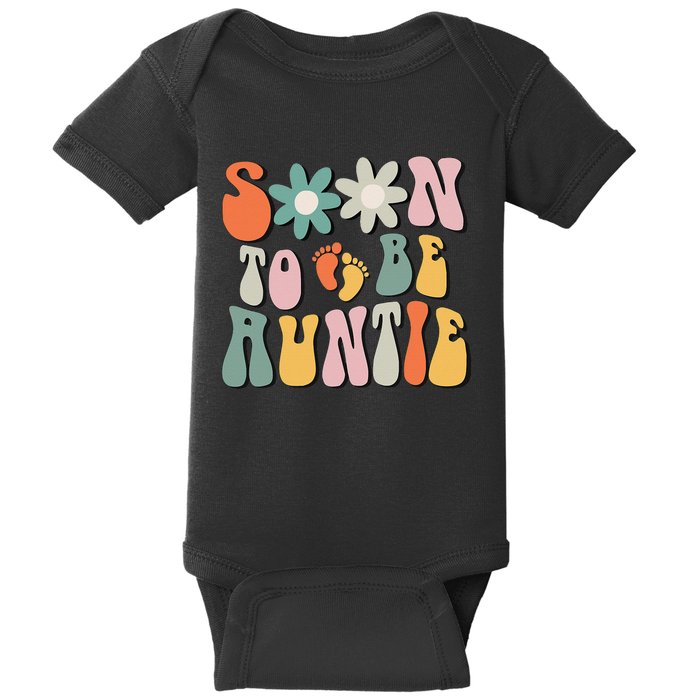 Soon To Be Auntie Gifts Pregnancy Announcement Aunt To Be Baby Bodysuit