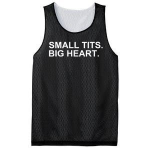 Small Tits Big Heart Mesh Reversible Basketball Jersey Tank