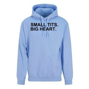 Small Tits Big Heart Unisex Surf Hoodie