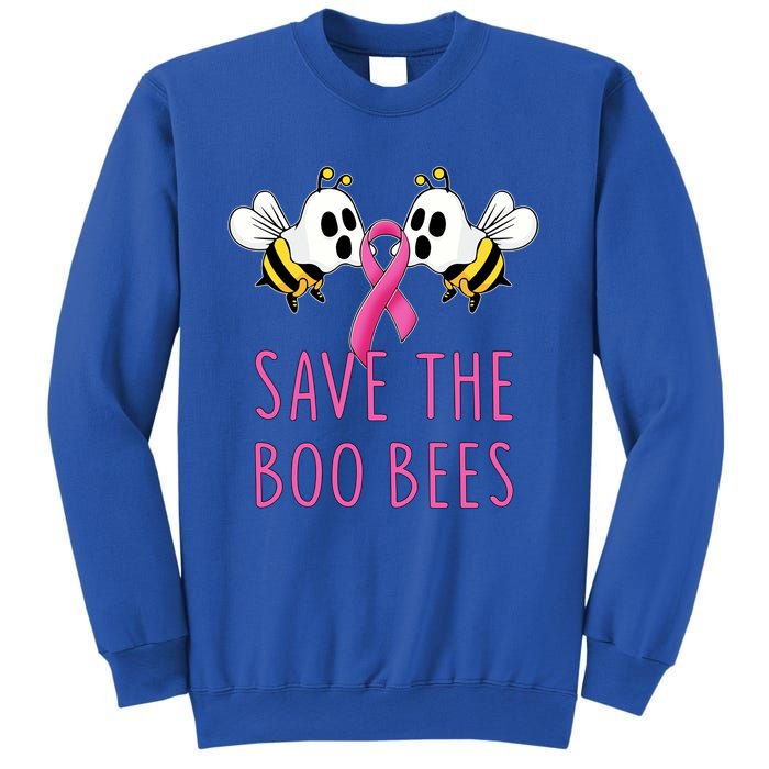 Save The Boo Bees Breast Cancer Awareness Boo Bees Halloween Cute Gift Sweatshirt