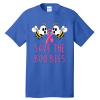 Save The Boo Bees Breast Cancer Awareness Boo Bees Halloween Cute Gift Tall T-Shirt