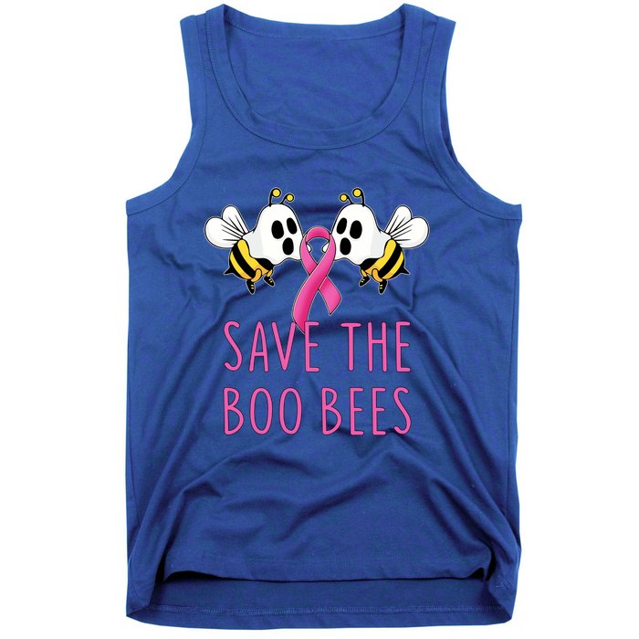 Save The Boo Bees Breast Cancer Awareness Boo Bees Halloween Cute Gift Tank Top