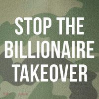 Stop The Billionaire Takeover Legacy Tie Dye Trucker Hat