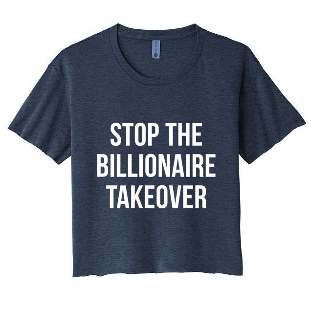 Stop The Billionaire Takeover Crop Top