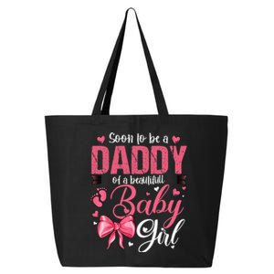 Soon To Be A Daddy Of A Beautiful Baby Gender Reveal 25L Jumbo Tote