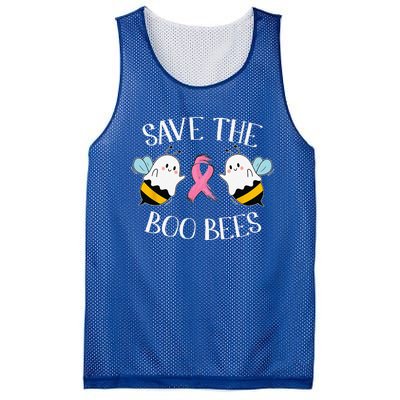 Save The BooBees Lazy Halloween Costume Breast Cancer Mesh Reversible Basketball Jersey Tank