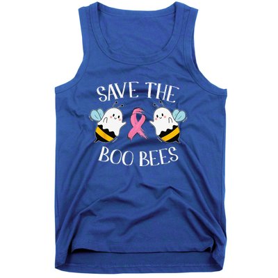 Save The BooBees Lazy Halloween Costume Breast Cancer Tank Top