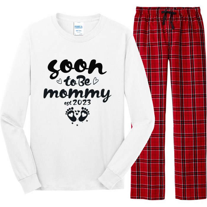 Soon To Be Mommy First Time Mom New Mom Pregnancy Long Sleeve Pajama Set