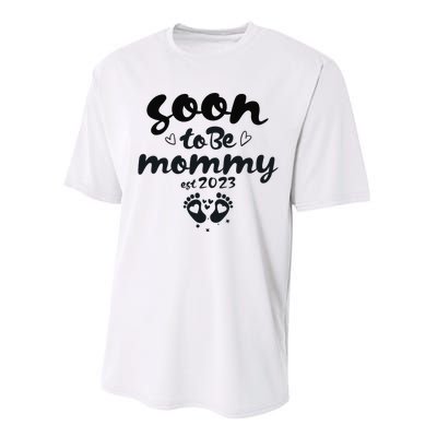 Soon To Be Mommy First Time Mom New Mom Pregnancy Performance Sprint T-Shirt