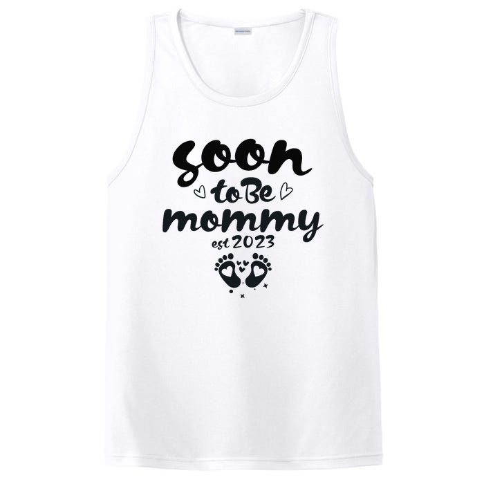 Soon To Be Mommy First Time Mom New Mom Pregnancy PosiCharge Competitor Tank