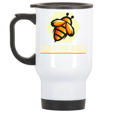 Save The Bees Earth Day Beekeeper Honey Save Our Planet Gift Stainless Steel Travel Mug