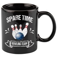 Spare Time Bowling Team Funny Bowling 11oz C Handle Ceramic Mug