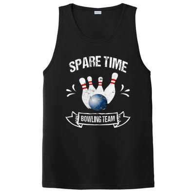 Spare Time Bowling Team Funny Bowling PosiCharge Competitor Tank