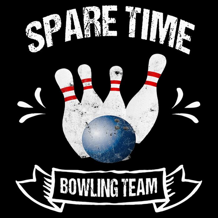 Spare Time Bowling Team Funny Bowling Kids T-Shirt