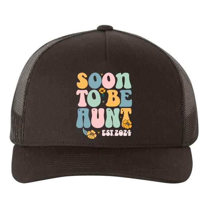 Soon To Be Aunt Est 2024 New Aunt Pregnancy Announcement Yupoong Adult 5-Panel Trucker Hat