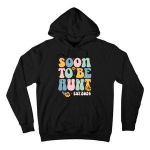 Soon To Be Aunt Est 2024 New Aunt Pregnancy Announcement Hoodie