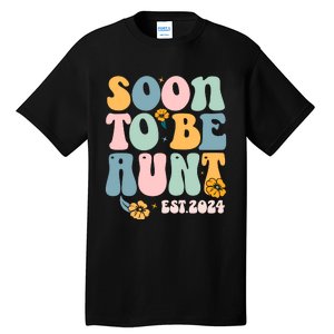 Soon To Be Aunt Est 2024 New Aunt Pregnancy Announcement Tall T-Shirt