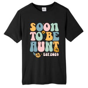 Soon To Be Aunt Est 2024 New Aunt Pregnancy Announcement Tall Fusion ChromaSoft Performance T-Shirt