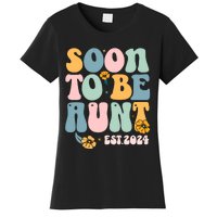 Soon To Be Aunt Est 2024 New Aunt Pregnancy Announcement Women's T-Shirt